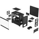 Fractal Design Korpus Pop Mini Air FD-C-POR1M-06, 2x USB 3.0, 3x 120mm RGB ventilaatorit, 2x 3.5'' HDD, 4x 2.5'' SSD