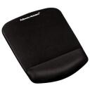 Fellowes pelės kilimėlis su rie&scaron;o atrama PlushTouch 9252003, 238 x 184 x 25.4 mm, juodas, FoamFusion, Microban, neslidus pagrindas