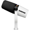 Shure MV7+-W mikrofonu, 1, 1x XLR, 1x USB, DC, balts, dinamiska, 50-16000Hz, -55dB, 128dB