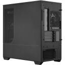 Asus Kaste PRIME AP201 TG, 2x120mm sānu ventilatori, 1x120mm aizmugures ventilators, 2x2.5" un 2x3.5" HDD