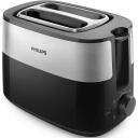 Philips R&ouml;ster HD2516/90, 830 W, 2 avad, plastkorpus, must
