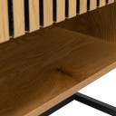 Nakts skapītis HAMPTON 50x40xH55cm, melamīns ar ozolkoka dekoru 45143