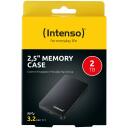 Intenso HDD 6021580 2TB, 2.5'', USB 3.2 Gen 1, 5400 RPM, 85 MB/s lugemine, 75 MB/s kirjutamine, must