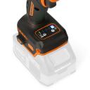 Аккумуляторный ударный шуруповерт DAEWOO DAX 6021Li, DAEWOO, DAX 6021Li, 21 W, 850 Nm, 0-2400 об/мин, Бесщеточный мотор, LED подсветка