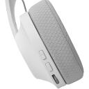 White Shark Belaidės žaidimų ausinės FALCON WHITE/GREY, 175g, 40mm, 121dB, 30&Omega;, 20-20000Hz, 2 garsiakalbiai, 1.5m laidas