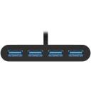 Goobay 4 portu USB-C daudzportu adapteris 61073, C tips, USB-A, līdz 5 Gbps, Plug and Play