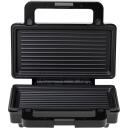 Adler V&otilde;ileiva r&ouml;ster AD 3073, 1000 W, 2 plaati, roostevaba teras/must, vertikaalne ladustamine, libisemiskindlad jalad