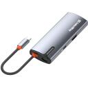 Colorway 5-in-1 dokstacija CW-HUB01, 5V⎓3A/15V⎓3A/20V⎓5A, 100W, 1xUSB C, 1xHDMI, 3xUSB A 3.0
