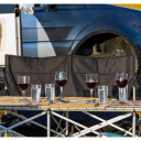 Mīlestības krēsls diviem, regulējami roku balsti, viegla alumīnija konstrukcija, 250 kg slodze, R585000, BasicNature