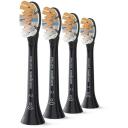 Philips Hambaharjade pead HX9094/88 Pehmed harjased, 4 tk, Must, 62000 vibratsiooni/min, 3 kuud vahetamiseks