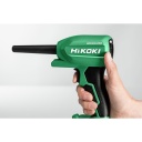 Akumulatora gaisa pūtējs HIKOKI RA18DAW4Z, 18 V bezsuku motors, 19 minūšu darbības laiks, maināma gaisa plūsma