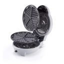 Mini grill with 700 W power and 5 heart-shaped molds WM701W White Gorenje