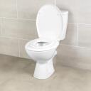 Beldray Perhe WC iste LA037185EU7, valge, 370x450mm, 260x387mm, antibakteriaalne, pehme sulgemine