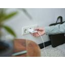 Trust įkroviklis 25140 100W, 1 USB Type-C prievadas, 2 m maitinimo laidas, 100-240 V, 5 V, 1.5 A, baltas, 75% perdirbtų medžiagų