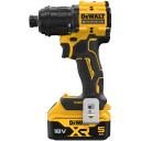 Dewalt Gręžimo vairuotojas DCD803P2T-QW, 18V, 2x5Ah, 0-450/0-1650rpm, 73Nm, 4 keičiamieji antgaliai, LED &scaron;viesa, kompakti&scaron;kas