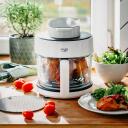Adler Air Fryer Oven with Glass Bowl | AD 6316 | Power 1200 W | Capacity 3 L | Convection | White/Black
