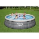 Bestway Piepū&scaron;amais baseins 57372, 12 362 l, 457 x 457 x 107 cm, 1 baseins, filtra sūknis, dro&scaron;ības kāpnes