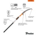 Zāģis ar āķi V-SERIES, KT-V1501-550, teleskopiskais rokturis 5.5 m, asmens 360 mm