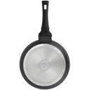 Resto Praepann 93323 20 cm, Alumiinium, Must, 4-kihiline PFLUON kate, Ergonomiline k&auml;epide, Induktsiooniga &uuml;hilduv