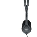 Logitech k&otilde;rvaklapid 981-000593 3.5mm, 2.35m kaabel, 20-20000Hz, reguleeritav alus, p&ouml;&ouml;ratav mikrofon