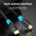 Vention HDMI kabelis 1m/AACBF 4K 60Hz, 18 Gbit/s, 3D, auksiniai jungtys, PVC, juodas