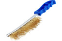 Metāla birste, ROCKFORCE, RF-HB140, 240 mm, misiņa sari, plastmasas rokturis