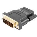 Lanberg adapter HDMI (F) -> DVI-D (M)(24+1) Dual Link, must, HDMI High Speed Ethernetiga, HDMI A emane, DVI-D 24pin isane
