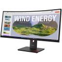 Lenovo ThinkVision T34WD-40 64AEGAT1EU, 3440 x 1440, 120 Hz, 4 ms, 300 cd/m&sup2;, 1 HDMI, USB 3.2 Gen 1 keskpunkt, kumer