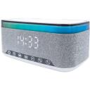 Denver Radio pulkstenis CRQ-225 111131300080, 2x5W, Bluetooth 5.3, LED displejs, MP3, 64GB microSD atbalsts