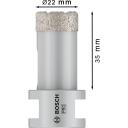Bosch Diamantkuivpuurid 2608587116, 22 mm, 35 mm, teemantots, sobib plaatidele ja kivile