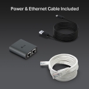 TP-Link EH210 1-to-2 gigabitinis Ethernet skirstytuvas 3&times; 10/100/1000 Mbps RJ45 USB-C 5 VDC/0.3 A Juodas