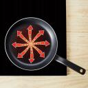 Tefal Pann H0560442, 24cm, sobiv induktsioonpliidile, fikseeritud k&auml;epide, must
