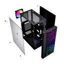 Gembird Arvutikorpus Midi Tower CCC-FC-2500, 310x188x420mm, 4 ketta pesa, 1xUSB 3.0, 2xUSB 2.0, 1x k&otilde;rvaklappidele, 1x mikrofonile