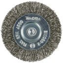 Diskveida birste 75mm, 1/4" HEX gofrēti tērauda sari D-76635 MAKITA