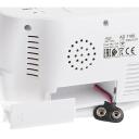 Adler Digitaalne &auml;ratuskell AD 1186W, 230V, 9V, LED ekraan, termomeeter, kalender, snooze funktsioon