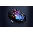 Onikuma DM02 datorpele, DM02 Black, 800/1200/2400/3600/6400/12800 DPI, RGB apgaismojums, 1000 Hz ziņo&scaron;anas frekvence
