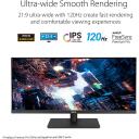 Asus Monitorius PA348CGV, 3440 x 1440, 120 Hz, 21:9, 350 cd/m&sup2;, 2 ms, 4 x USB-A 3.2, 2 x HDMI, 1 x DP, 1 x USB-C