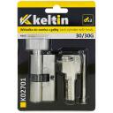Keltin Užrakto cilindras su rankenėle K02701, 30/30G mm, 3 raktai, 25000 ciklų, aliuminis, ZnAl lydinys
