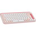 Logitech Juhtmevaba klaviatuur POP Icon Keys 920-013073, Bluetooth, roosa, kohandatavad klahvid, Easy-Switch, QWERTY US