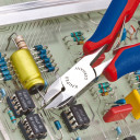 Elektronikas diognālais griezējs ar karbīda asmeņiem, KNIPEX, 77 02 120 H, 120 mm, 85 g, augsta izturība