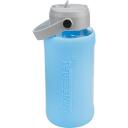 Paladone Ūdens Trauks PP16082MCF, 800ml, stikls/silikons, zils/pelēks, reljefs silikona uzmava, aug&scaron;ējais rokturis