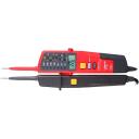 Uni-T Sprieguma un nepārtrauktības testers UT18C, 12-690 V, 40-400 Hz, IP65, LED displejs, akumulators 2x1.5V