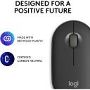 Logitech USB optiline hiir M350S 910-007015, 4000 DPI, 3 nuppu, RF traadita + Bluetooth, AA aku