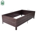 Kõrgendatud aiapeenar Klasika Garden 1500x750x300mm, värvitud RAL7016 3075150R