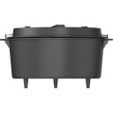 Чугунный котел с крышкой-сковородой BROWIN 330515, 12L