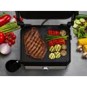 Eldom GK200 GRILO kontaktinis grilis, 2000 W, 230 &deg;C, 1 zona, nerūdijantis plienas, LED ekranas, reguliuojamas termostatas