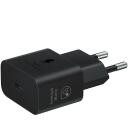 Samsung Mobiilne laadija EP-T2510NBEGEU, 25 W, 1 x USB Type C, must v&auml;rv