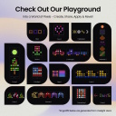 Svētku noskaņas viedais Wi-Fi GU10 RGB-CW lampiņu komplekts 3 gab 5 W 440 lm Nanoleaf Essentials Matter N7502B02-3GU10 Nanoleaf