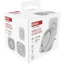 Emos Juhtmevaba uksekell P5733W, P5733W, 150m, 36 meloodiat, IP44, 110dB, 1x3V CR2032 kaasas, self-learning