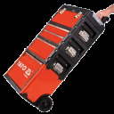 Tööriistakast met., 3-osaline ratastega YT-09101 YATO